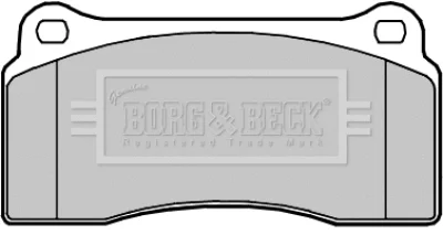BBP2358 BORG & BECK Комплект тормозных колодок, дисковый тормоз
