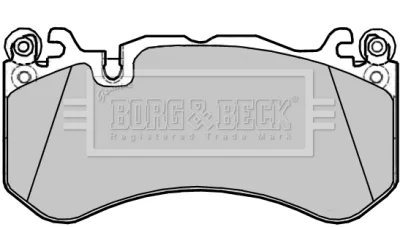 BBP2385 BORG & BECK Комплект тормозных колодок, дисковый тормоз