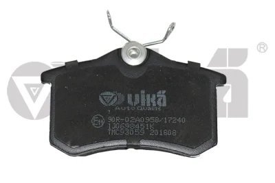 66980001501 VIKA Комплект тормозных колодок, дисковый тормоз