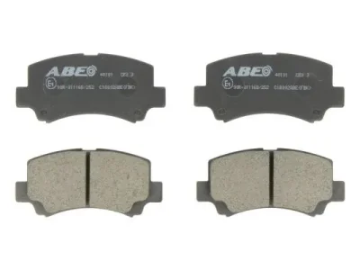 C18002ABE ABE Комплект тормозных колодок, дисковый тормоз