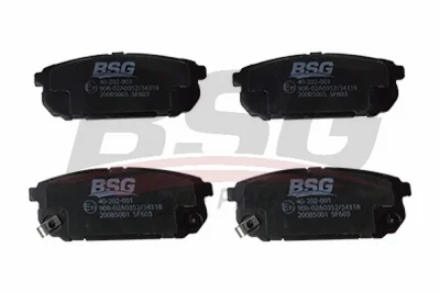 BSG 40-200-002 BSG Комплект тормозных колодок, дисковый тормоз