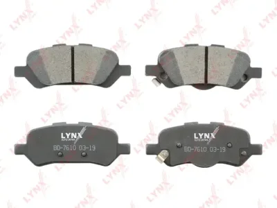 BD-7610 LYNXAUTO Комплект тормозных колодок, дисковый тормоз