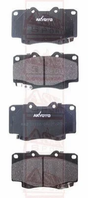 AKD-01109 ASVA Комплект тормозных колодок, дисковый тормоз