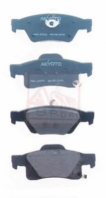 AKD-20202 ASVA Комплект тормозных колодок, дисковый тормоз
