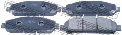 Комплект тормозных колодок, дисковый тормоз FEBEST 0101-AGV10F