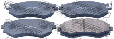 0201-P11F FEBEST Комплект тормозных колодок, дисковый тормоз