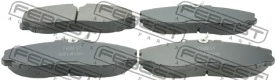 0201-R20F FEBEST Комплект тормозных колодок, дисковый тормоз