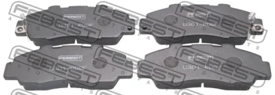 Комплект тормозных колодок, дисковый тормоз FEBEST 0301-RD9F