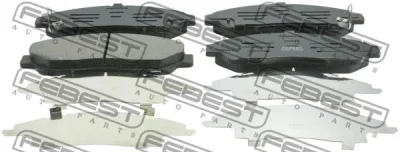 0301-YD2F FEBEST Комплект тормозных колодок, дисковый тормоз