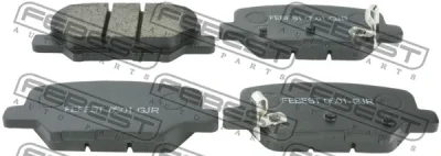 Комплект тормозных колодок, дисковый тормоз FEBEST 0501-GJR