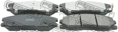Комплект тормозных колодок, дисковый тормоз FEBEST 1001-C100F
