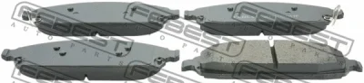 2001-COMF FEBEST Комплект тормозных колодок, дисковый тормоз