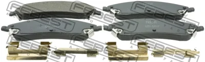 3201-SRXF FEBEST Комплект тормозных колодок, дисковый тормоз