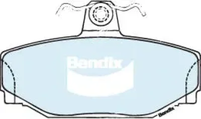 DB1171 EURO+ BENDIX Комплект тормозных колодок, дисковый тормоз