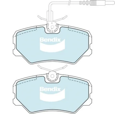 DB1258 GCT BENDIX Комплект тормозных колодок, дисковый тормоз
