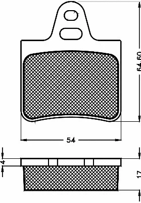 10450 BSF Комплект тормозных колодок, дисковый тормоз