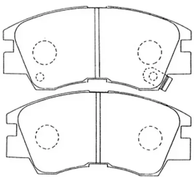 Комплект тормозных колодок, дисковый тормоз FIT FP0349