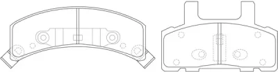 FP0369 FIT Комплект тормозных колодок, дисковый тормоз