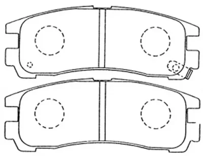 Комплект тормозных колодок, дисковый тормоз FIT FP0383