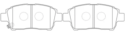 FP0822 FIT Комплект тормозных колодок, дисковый тормоз