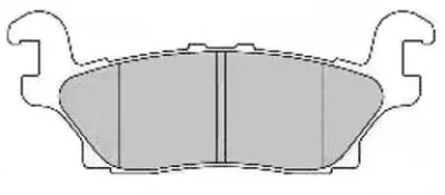 Комплект тормозных колодок, дисковый тормоз FIT FP1120