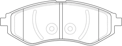 FP1269 FIT Комплект тормозных колодок, дисковый тормоз