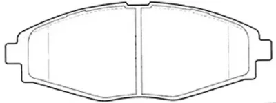 FP1321 FIT Комплект тормозных колодок, дисковый тормоз