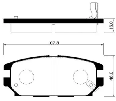 HP0026 HSB GOLD Комплект тормозных колодок, дисковый тормоз