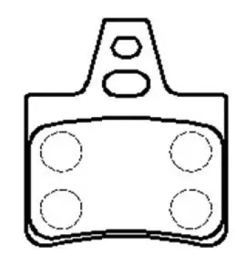 Комплект тормозных колодок, дисковый тормоз HSB HP5101
