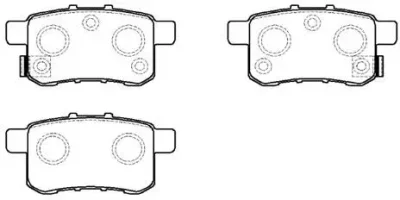 HP5215 HSB GOLD Комплект тормозных колодок, дисковый тормоз