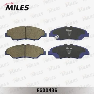 E500436 MILES Комплект тормозных колодок, дисковый тормоз