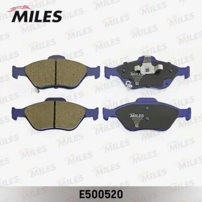 E500520 MILES Комплект тормозных колодок, дисковый тормоз