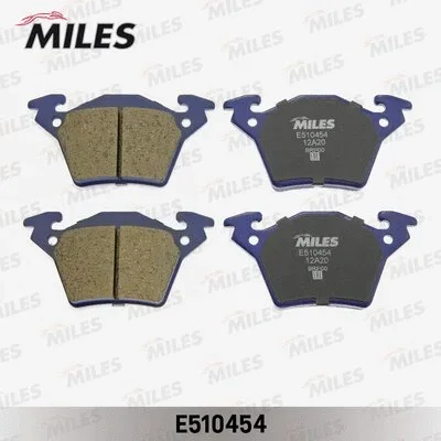 E510454 MILES Комплект тормозных колодок, дисковый тормоз