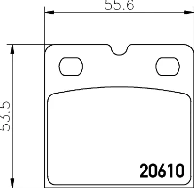 8DB 355 005-301 BEHR/HELLA/PAGID Комплект тормозных колодок, дисковый тормоз