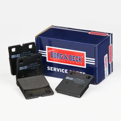 BBP2846 BORG & BECK Комплект тормозных колодок, дисковый тормоз