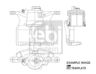 178763 FEBI Тормозной суппорт