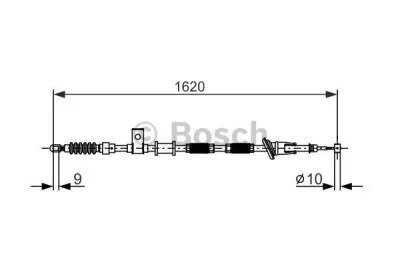 1 987 477 894 BOSCH Тросик, cтояночный тормоз