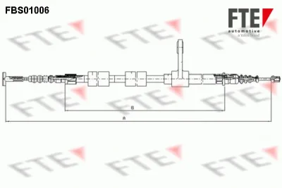 FBS01006 FTE Тросик, cтояночный тормоз