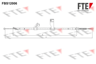 FBS12006 FTE Тросик, cтояночный тормоз