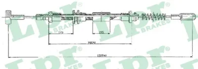 C0160B LPR/AP/RAL Тросик, cтояночный тормоз