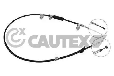 238013 CAUTEX Тросик, cтояночный тормоз