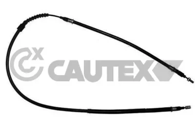 489017 CAUTEX Тросик, cтояночный тормоз