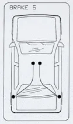 10.7138 CABOR Тросик, cтояночный тормоз