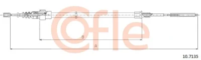 10.7135 COFLE Тросик, cтояночный тормоз