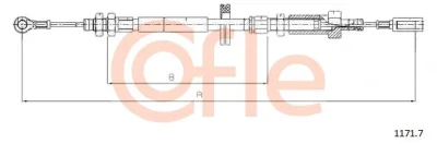 1171.7 COFLE Тросик, cтояночный тормоз