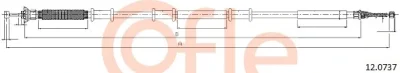 12.0737 COFLE Тросик, cтояночный тормоз