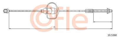 Тросик, cтояночный тормоз COFLE 92.10.5360