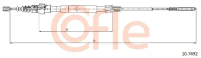 92.10.7492 COFLE Тросик, cтояночный тормоз