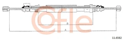 92.11.6582 COFLE Тросик, cтояночный тормоз