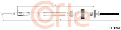 Тросик, cтояночный тормоз COFLE 92.1E.LR002